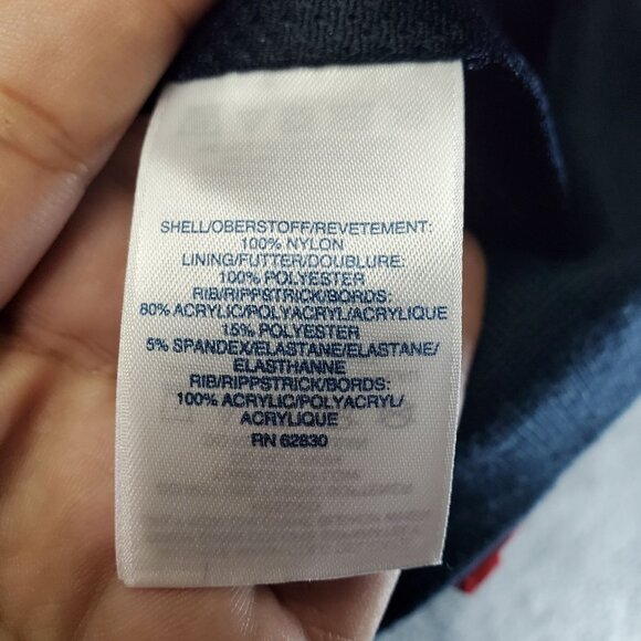 Lands End Jacket Mens XL Red Zip-Up Nylon Mesh Lined Windbreaker Gorpcore - Picture 3 of 9